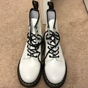 Doc Martin lace up boots size 8